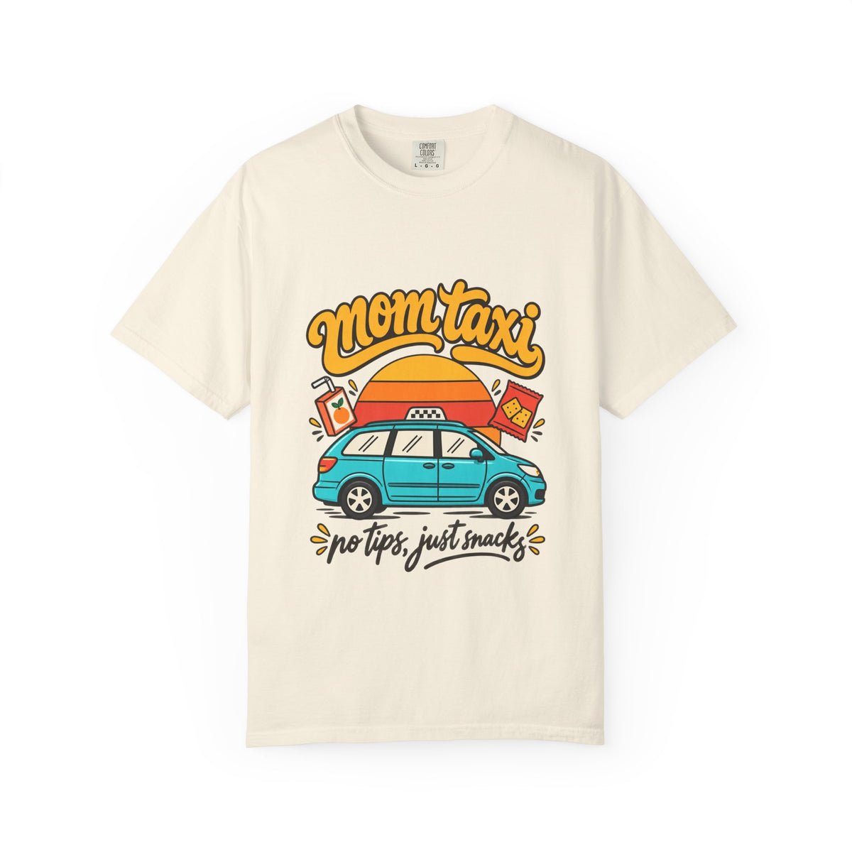 Mom Taxi Road Trip T-Shirt – “No Trips, Just Snacks”