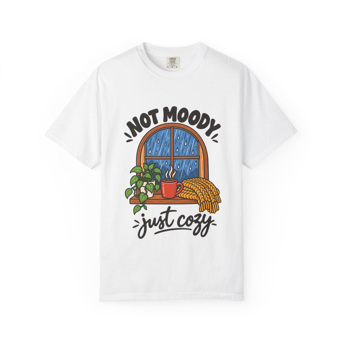 Not Moody Just Cozy Window Scene T-Shirt