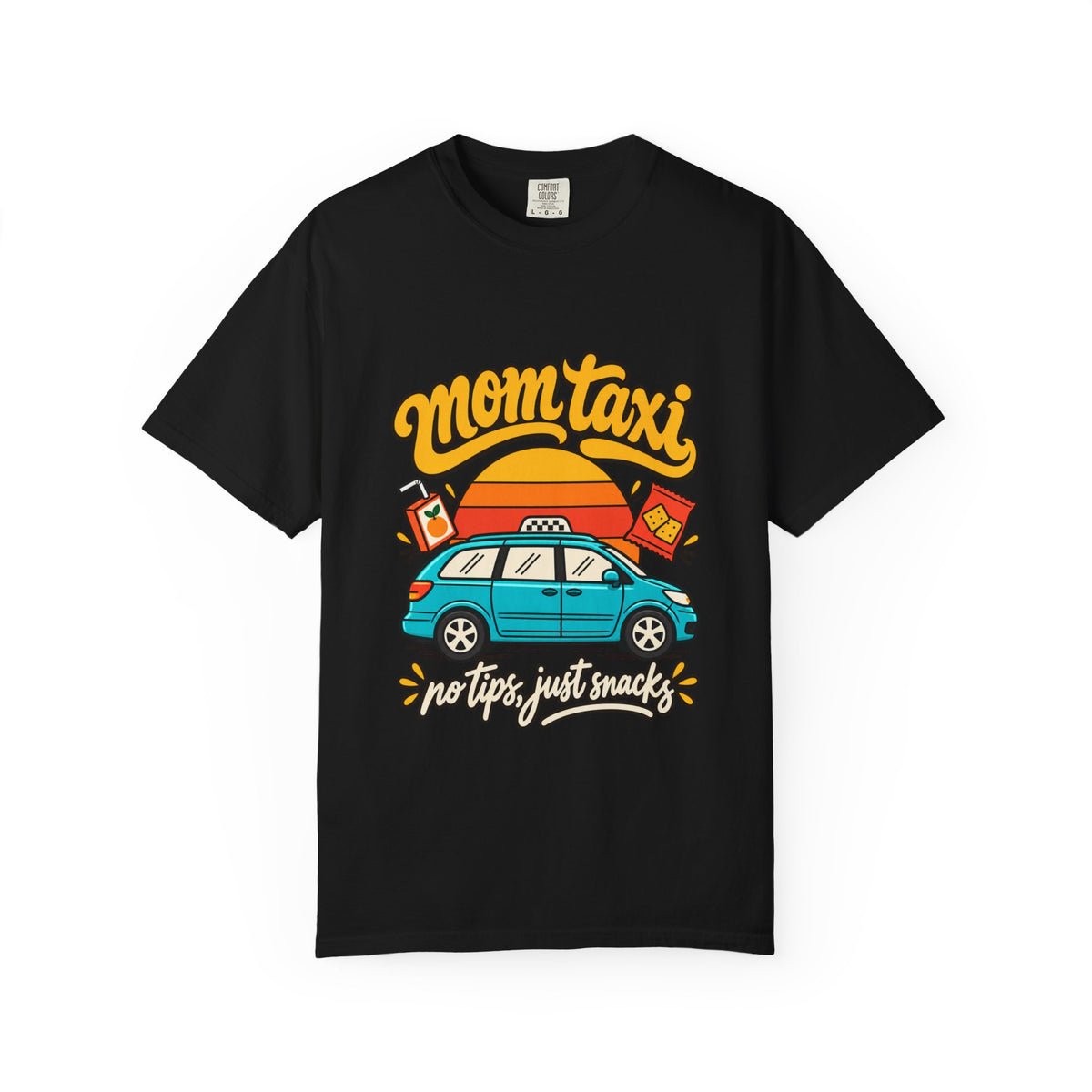 Mom Taxi Road Trip T-Shirt – “No Trips, Just Snacks”