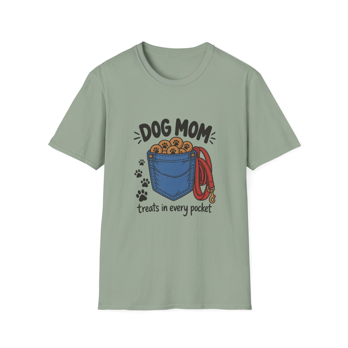 Dog Mom Treats in Every Pocket T-Shirt