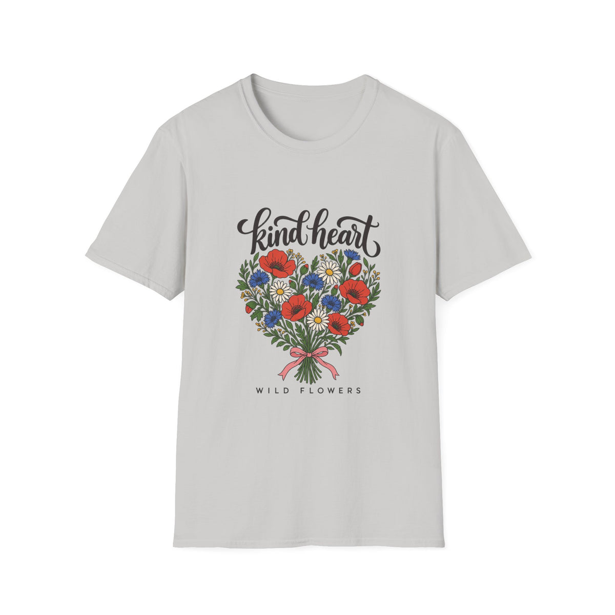 Kind Heart Wildflower Bouquet T-Shirt