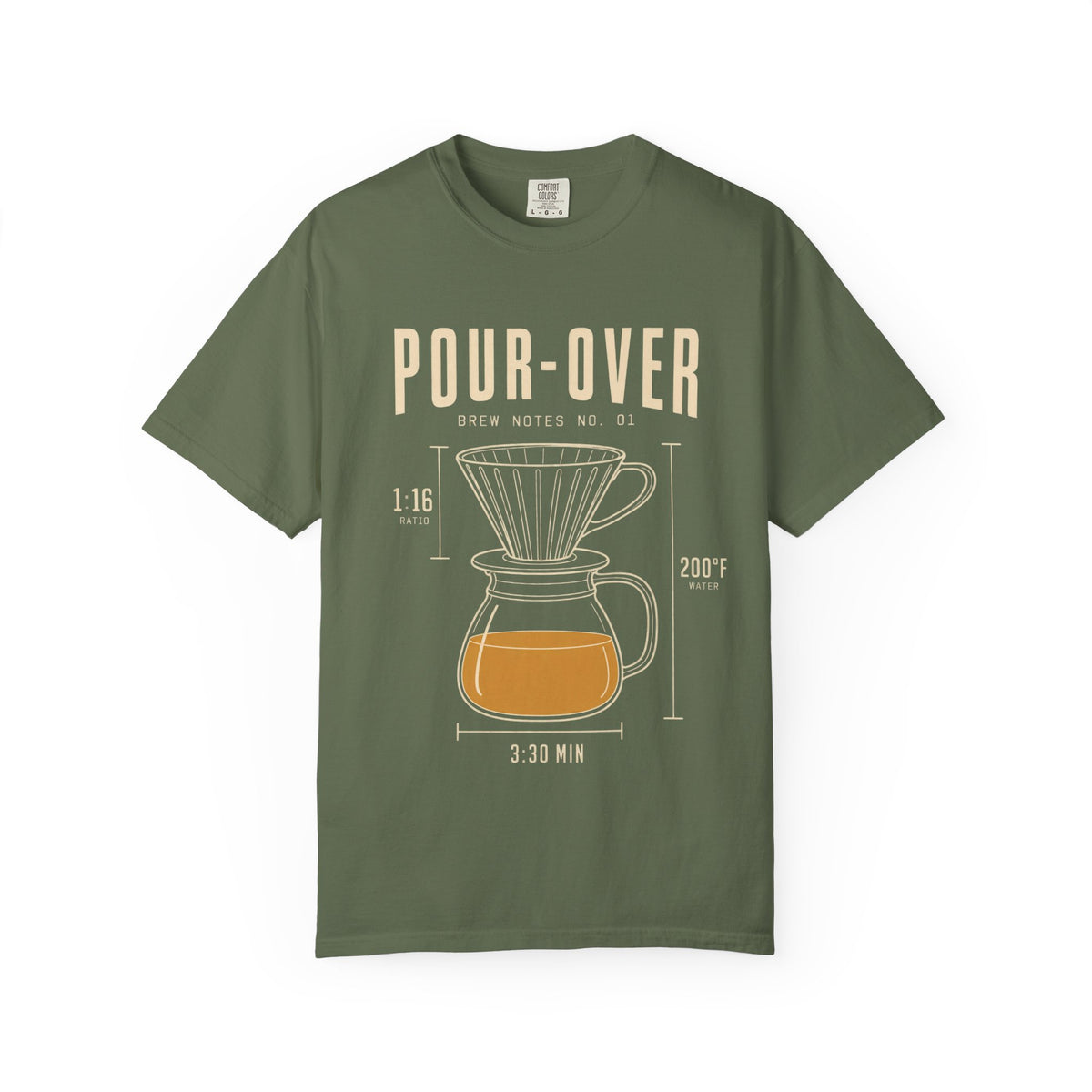 Pour-Over Coffee Brewing T-Shirt