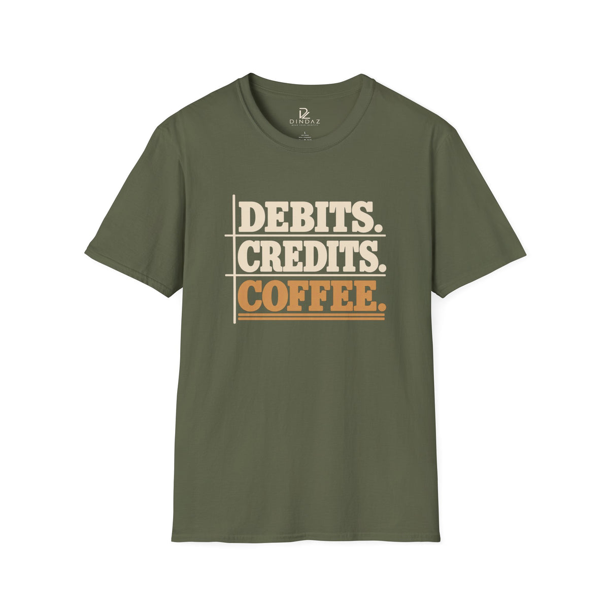 Debits Credits Coffee T-Shirt