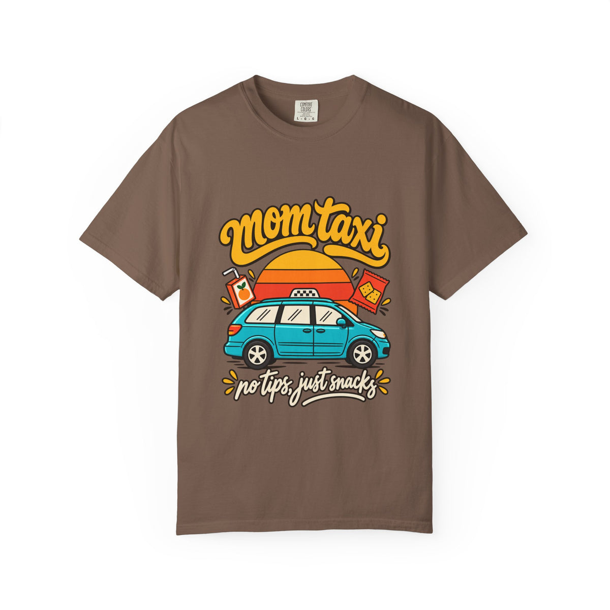 Mom Taxi Road Trip T-Shirt – “No Trips, Just Snacks”