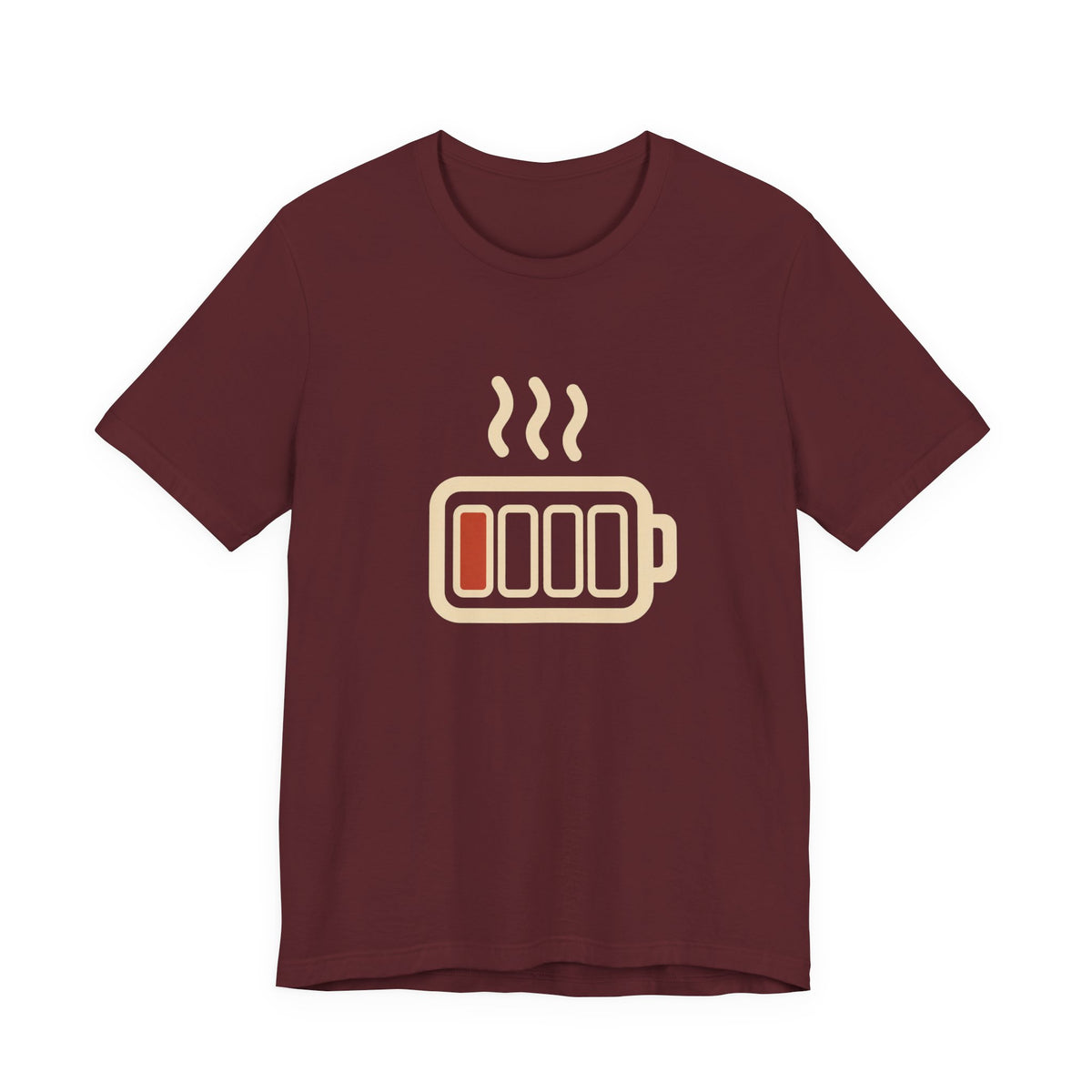 Steaming Battery Icon Graphic T-Shirt