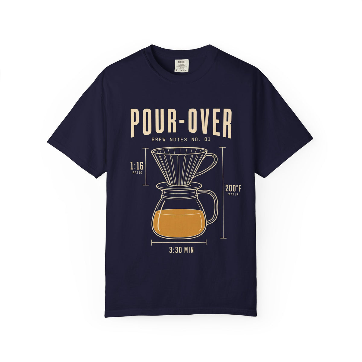 Pour-Over Coffee Brewing T-Shirt