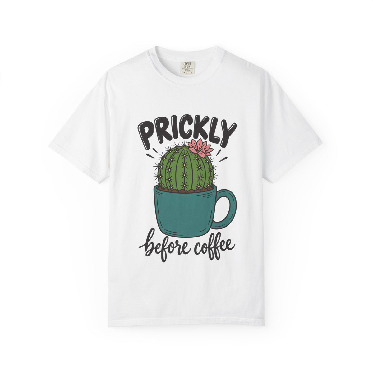 Prickly Before Coffee Cactus T-Shirt