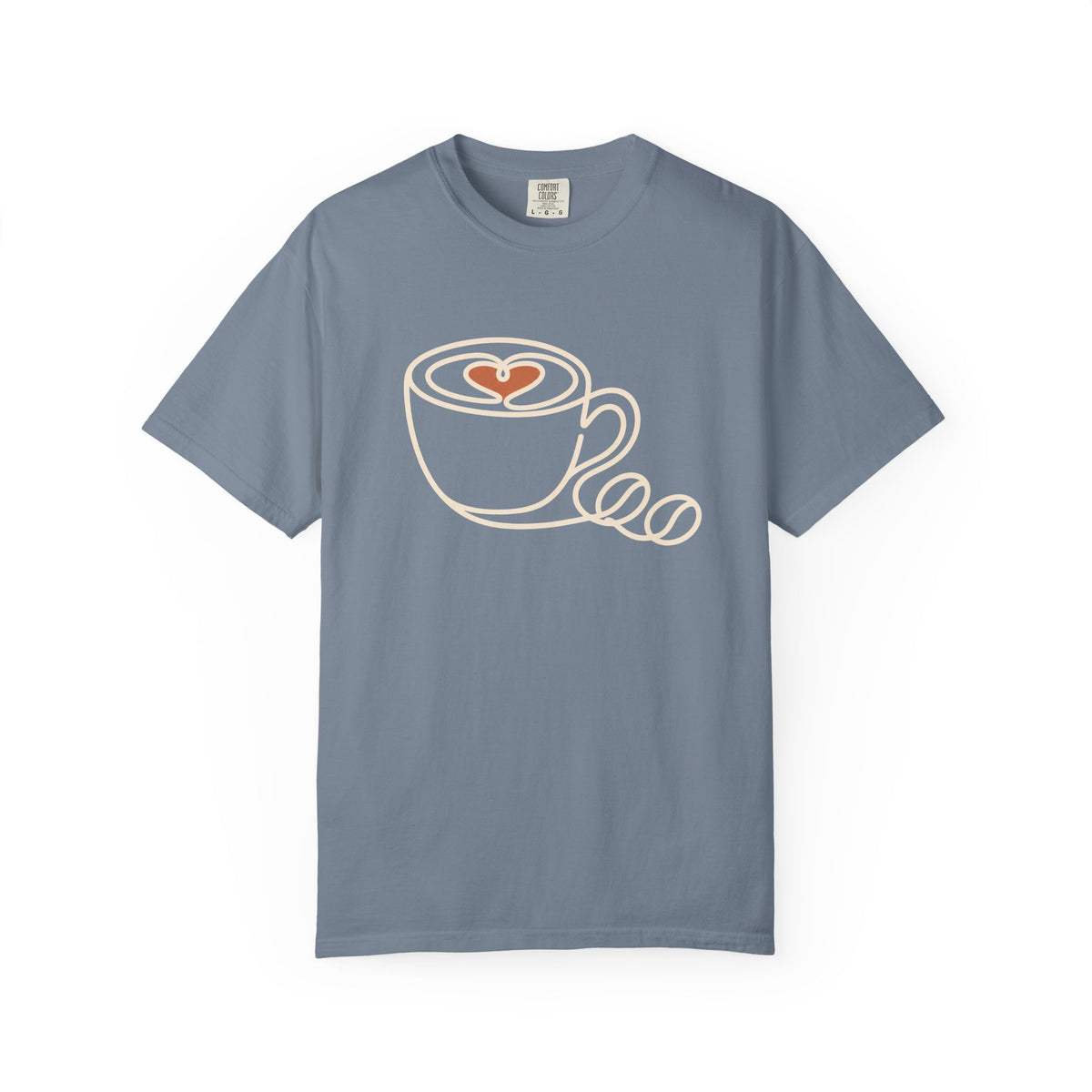 Minimalist Coffee Line Art T-Shirt