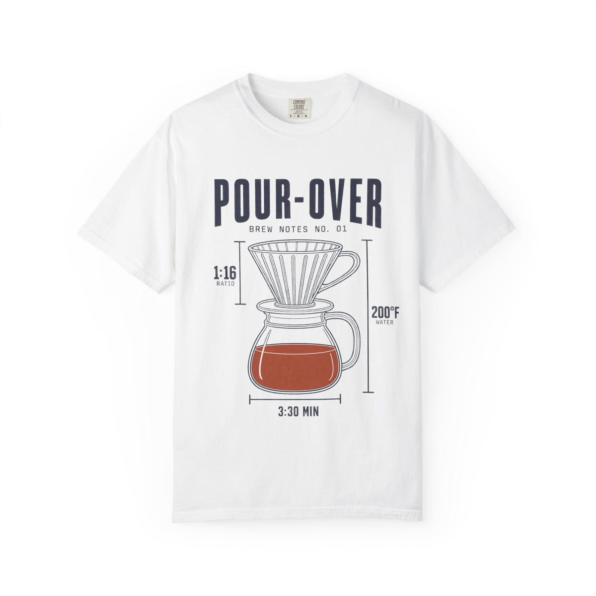 Pour-Over Coffee Brewing T-Shirt