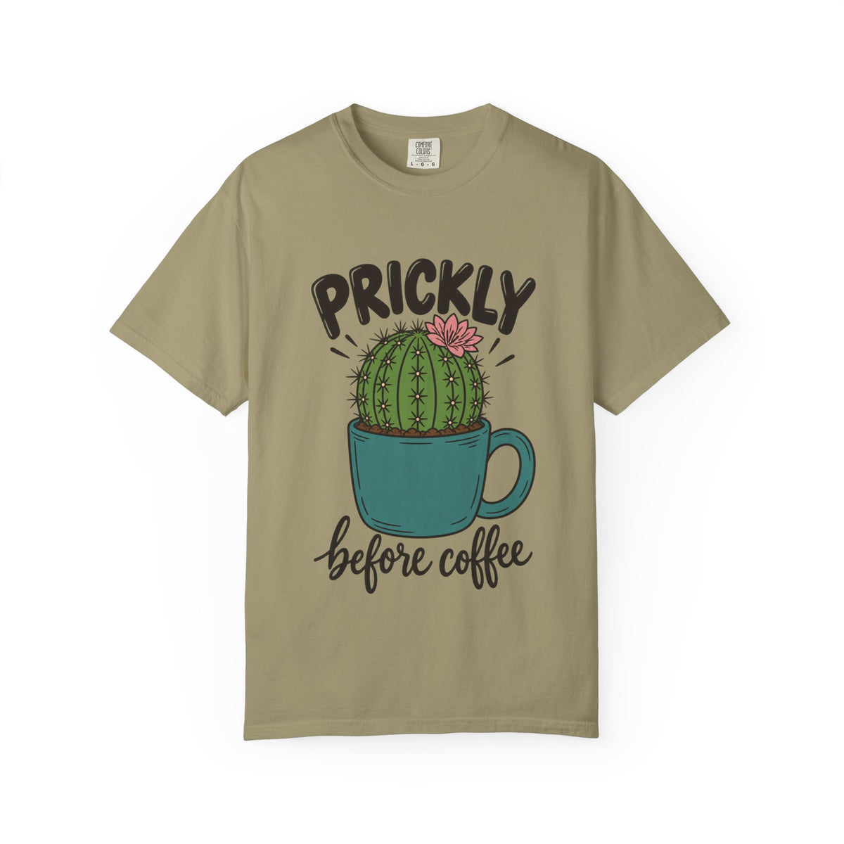 Prickly Before Coffee Cactus T-Shirt