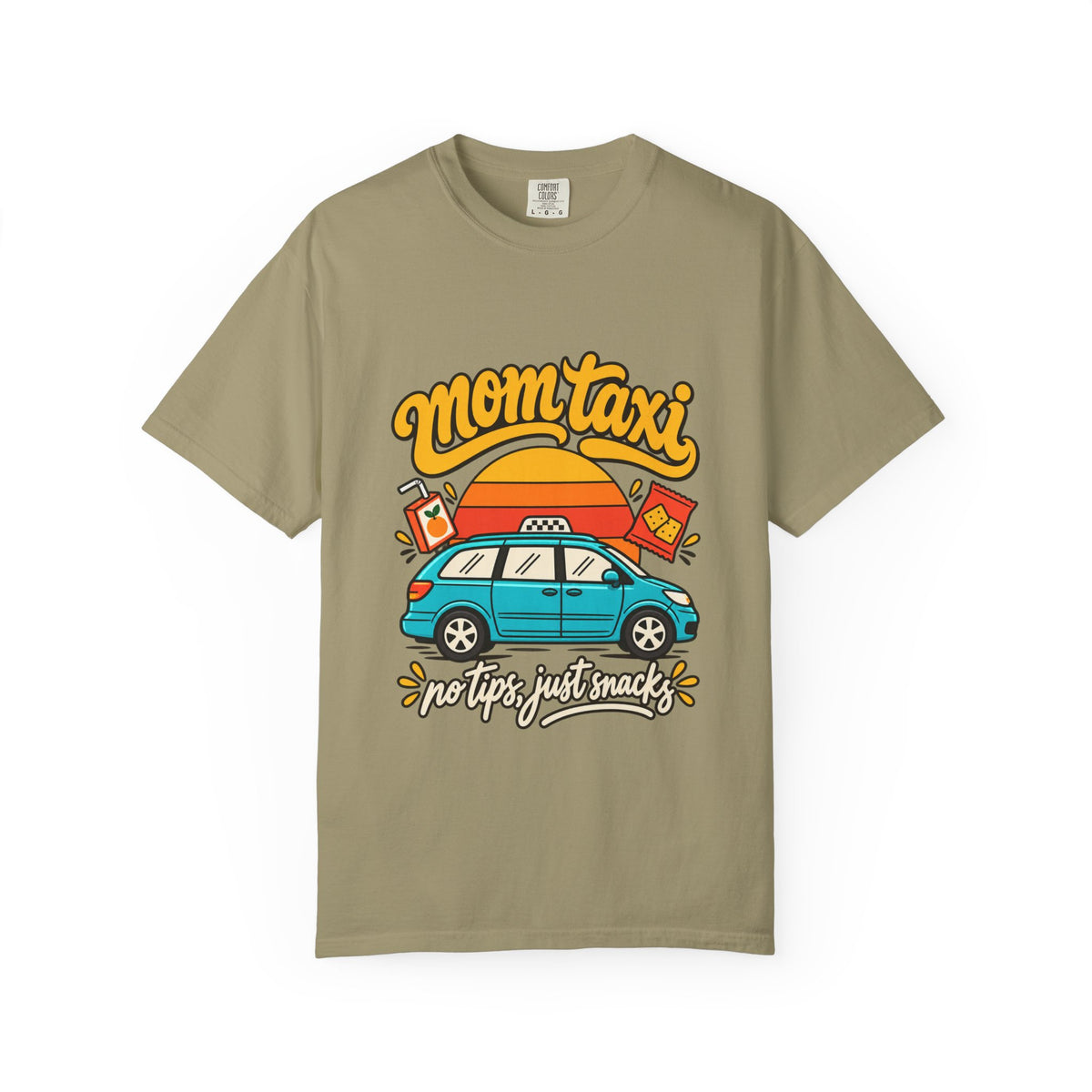 Mom Taxi Road Trip T-Shirt – “No Trips, Just Snacks”