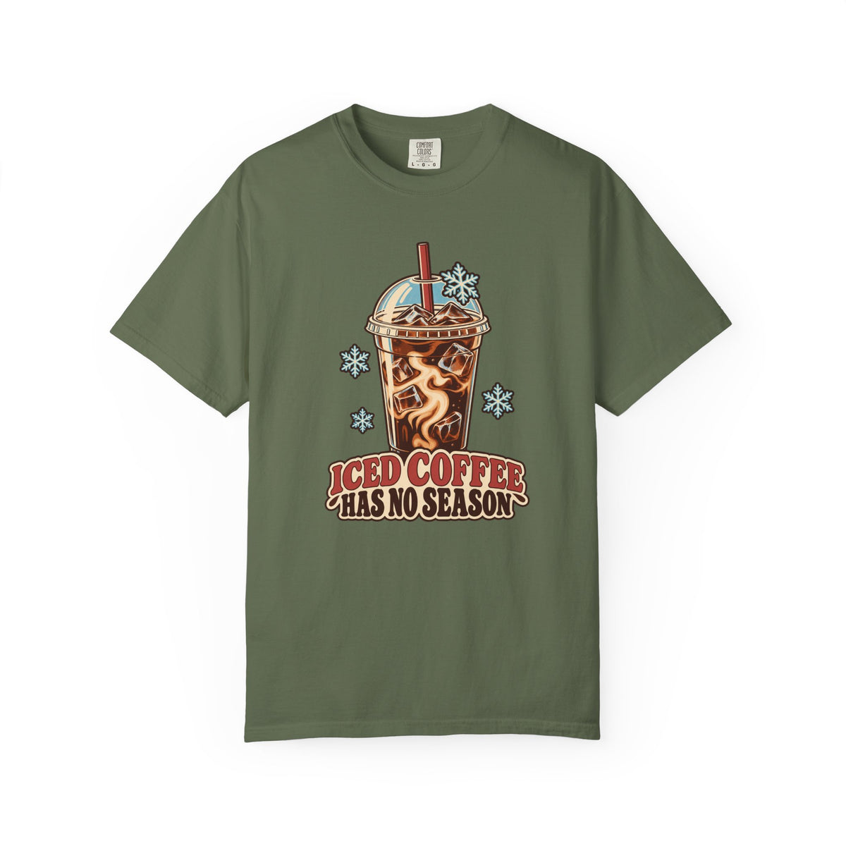 Iced Coffee Has No Season Graphic T-Shirt