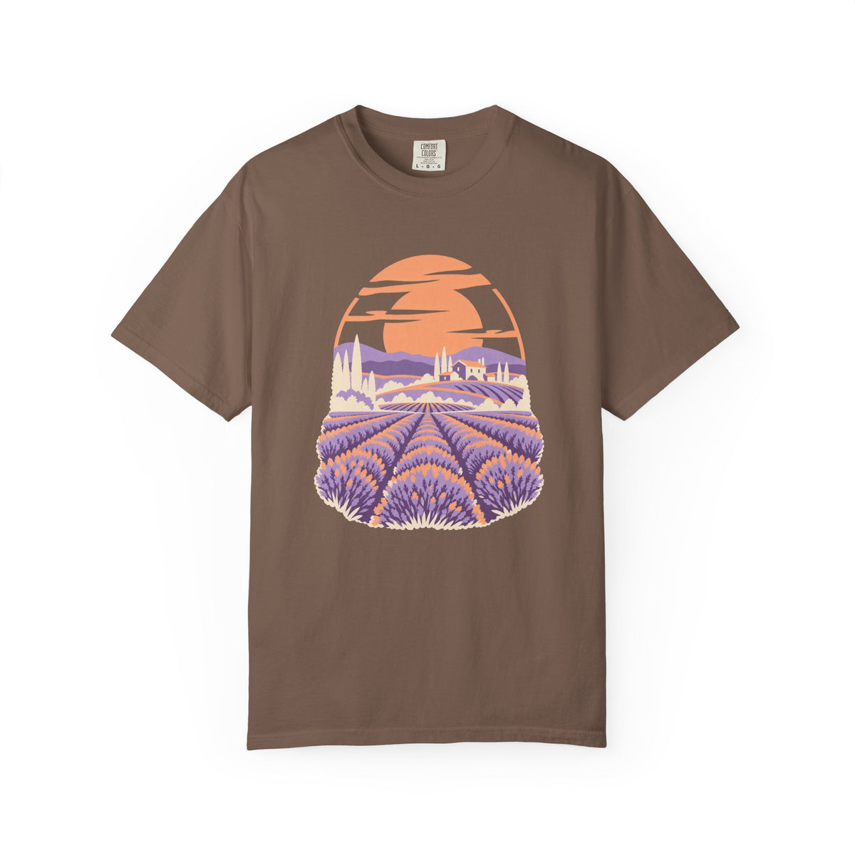 Lavender Fields Sunset T-Shirt