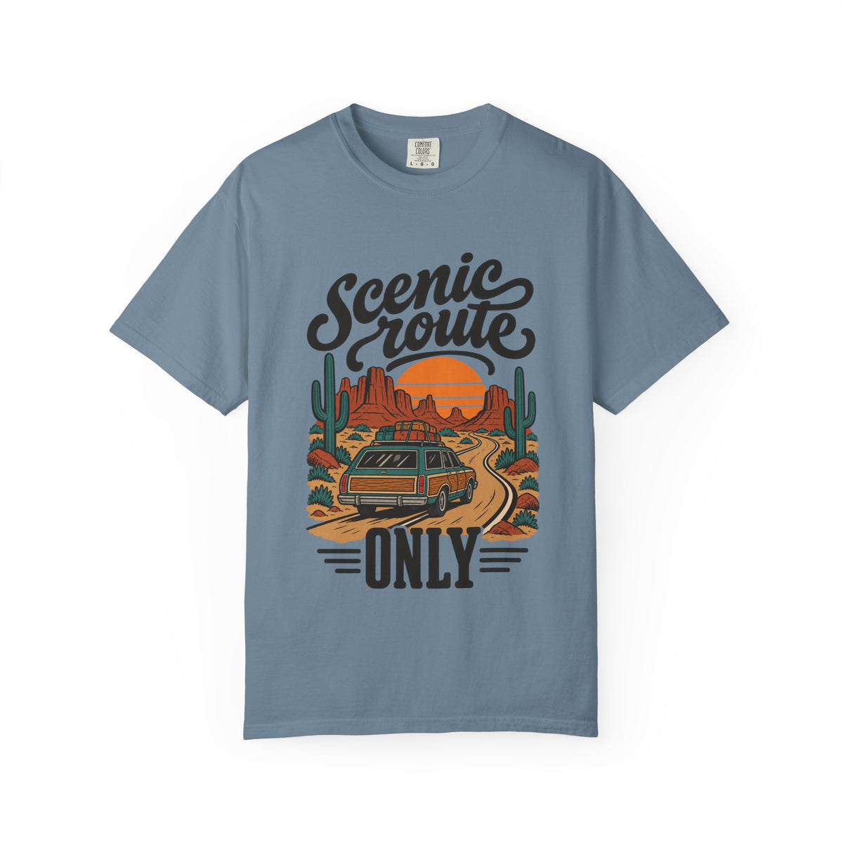 Scenic Route Only Vintage Road Trip T-Shirt
