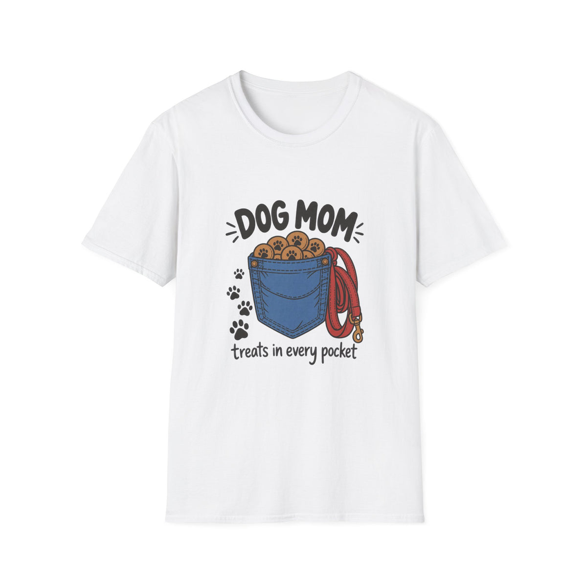 Dog Mom Treats in Every Pocket T-Shirt