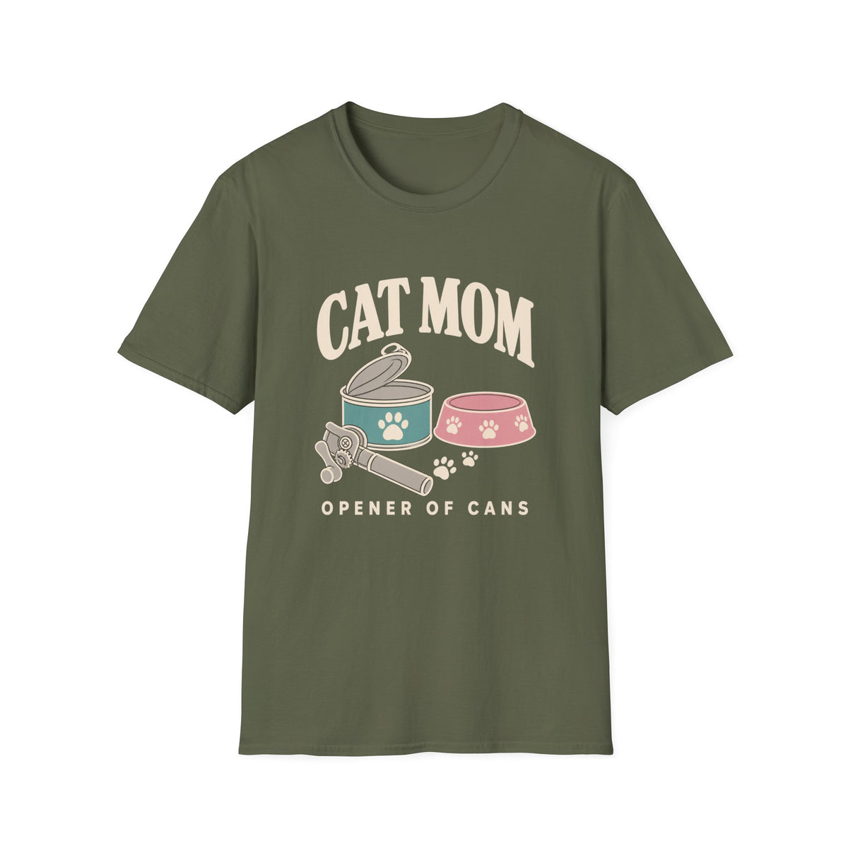Cat Mom “Opener of Cans” T-Shirt