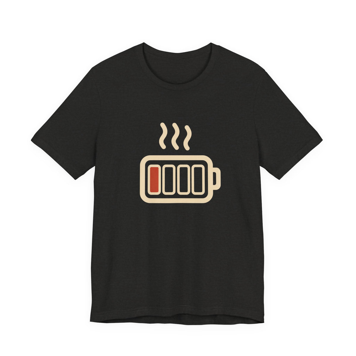 Steaming Battery Icon Graphic T-Shirt