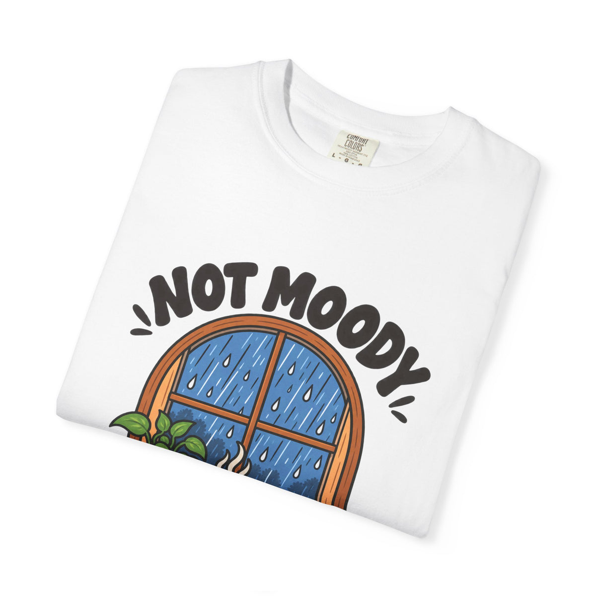 Not Moody Just Cozy Window Scene T-Shirt