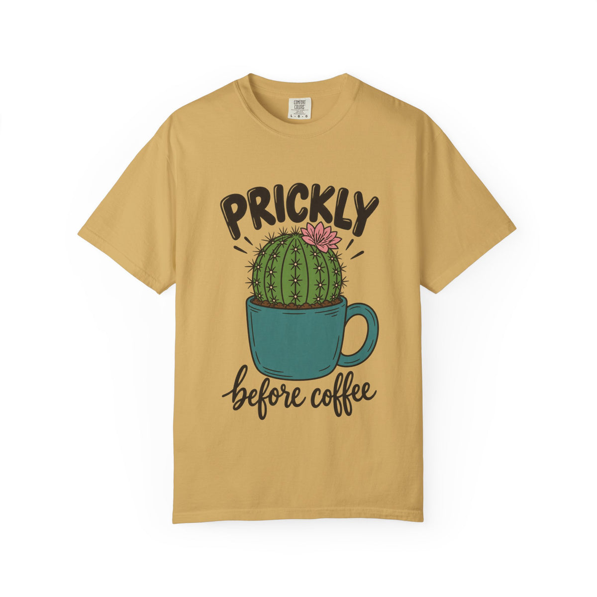 Prickly Before Coffee Cactus T-Shirt