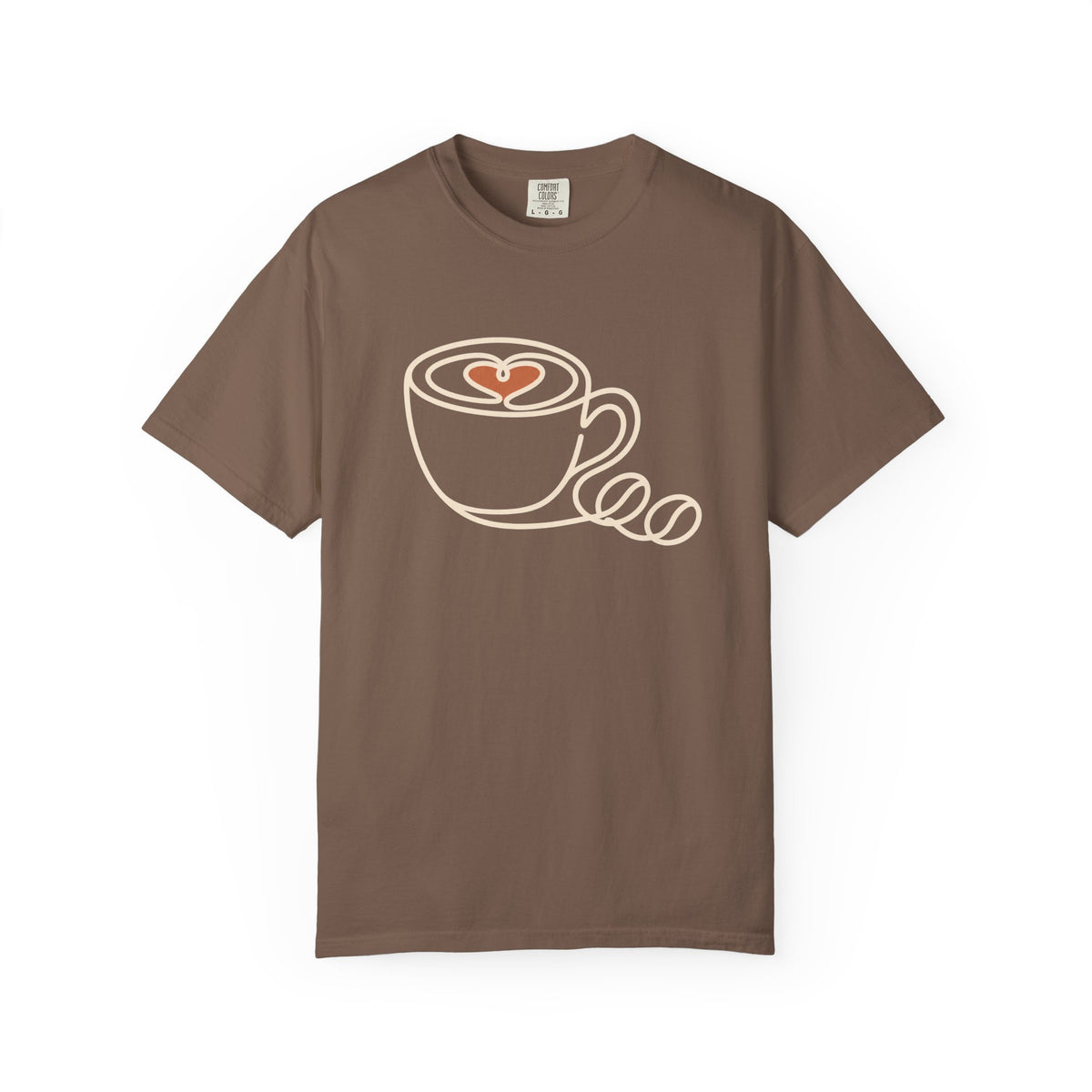 Minimalist Coffee Line Art T-Shirt