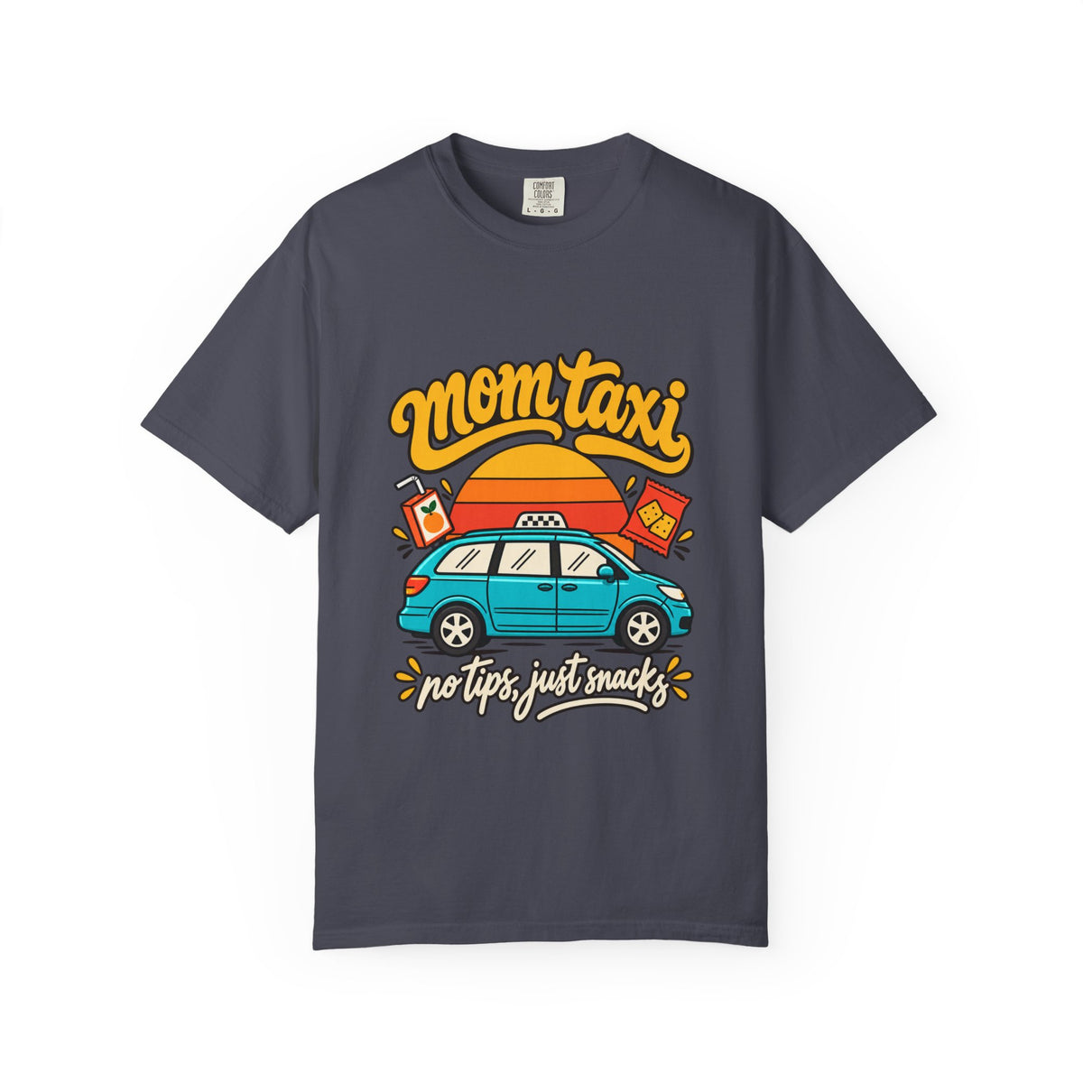 Mom Taxi Road Trip T-Shirt – “No Trips, Just Snacks”