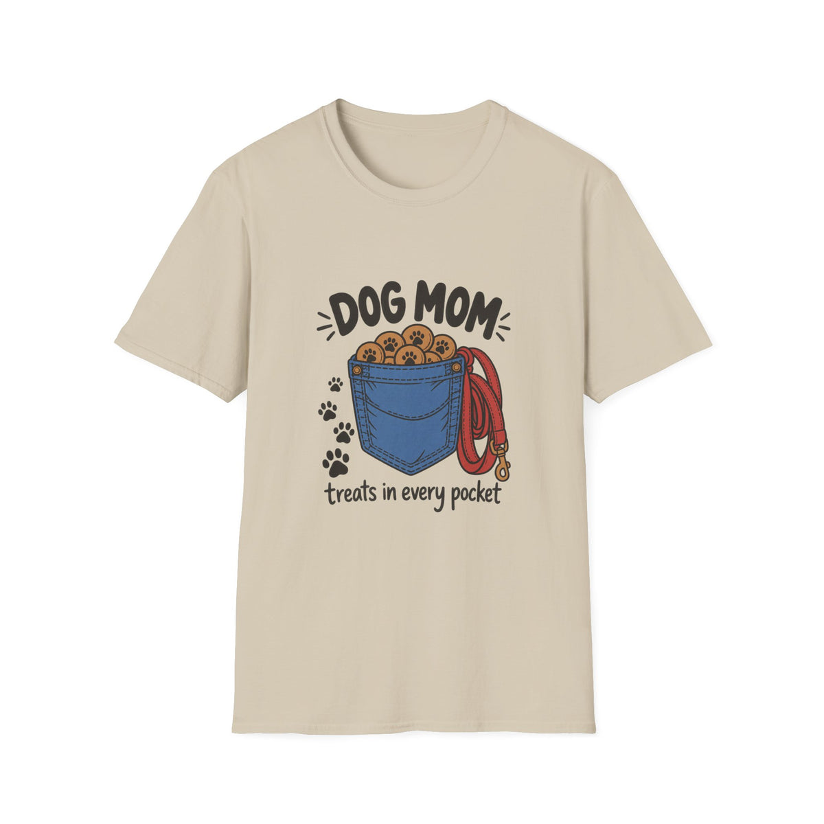 Dog Mom Treats in Every Pocket T-Shirt