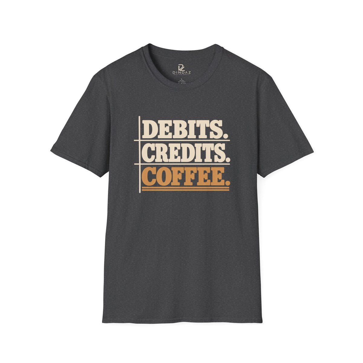 Debits Credits Coffee T-Shirt