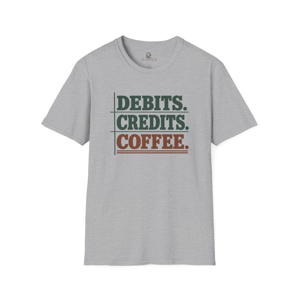 Debits Credits Coffee T-Shirt