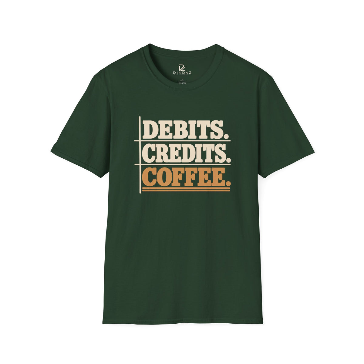 Debits Credits Coffee T-Shirt