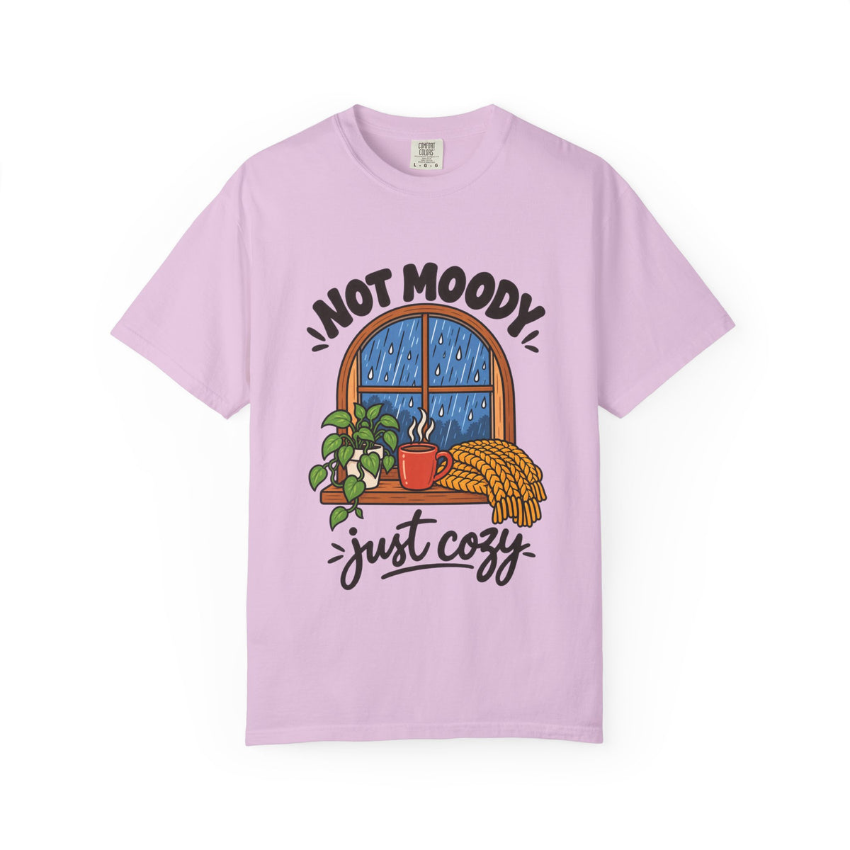 Not Moody Just Cozy Window Scene T-Shirt