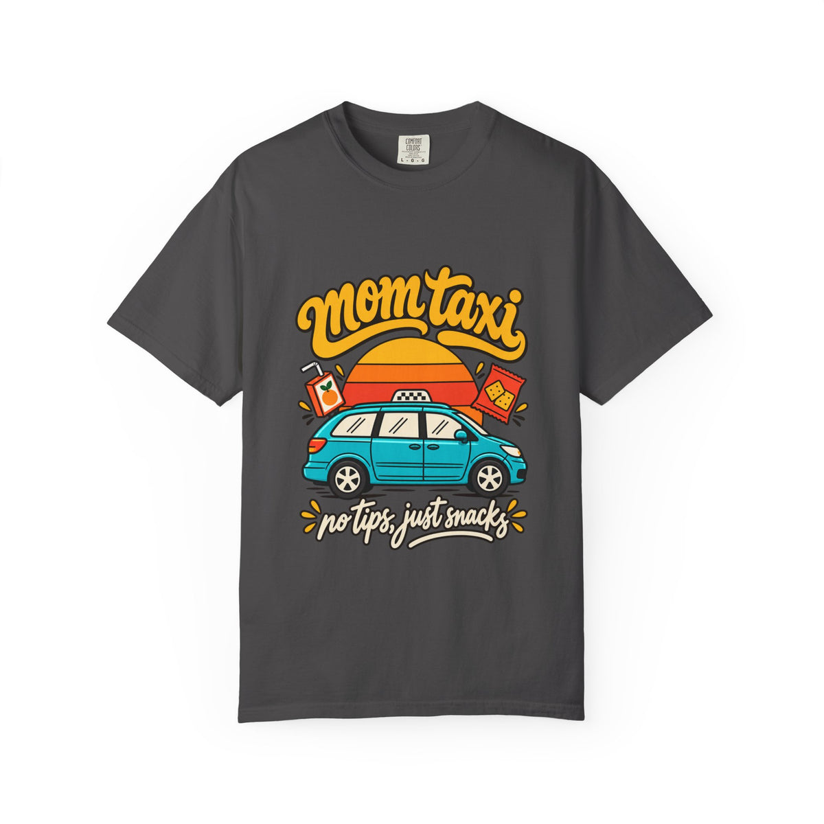 Mom Taxi Road Trip T-Shirt – “No Trips, Just Snacks”