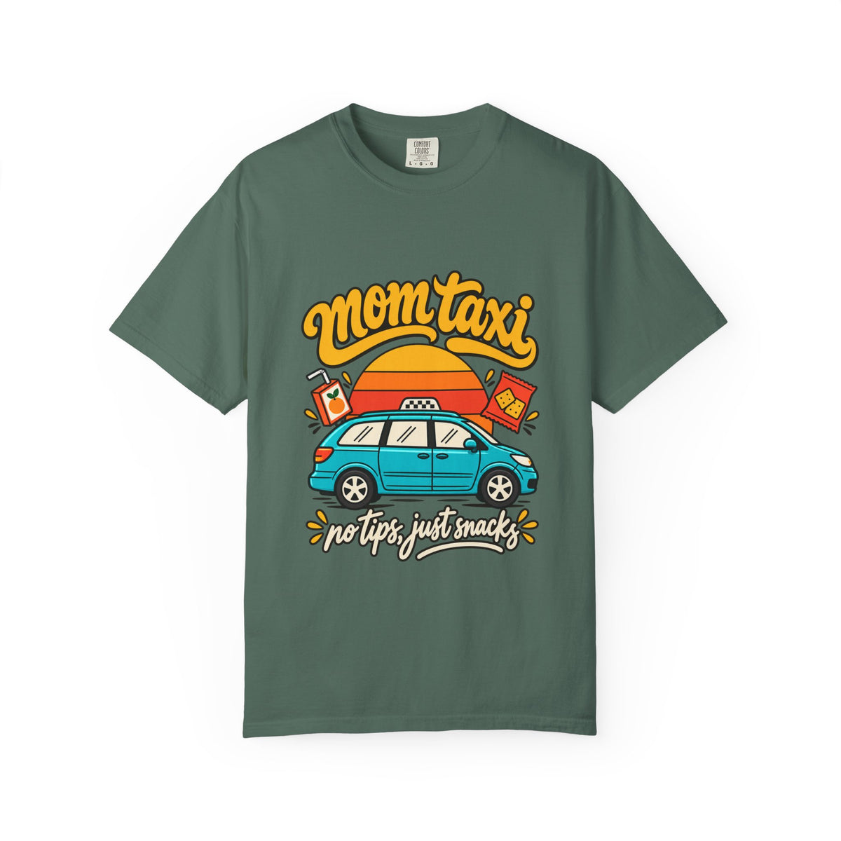 Mom Taxi Road Trip T-Shirt – “No Trips, Just Snacks”