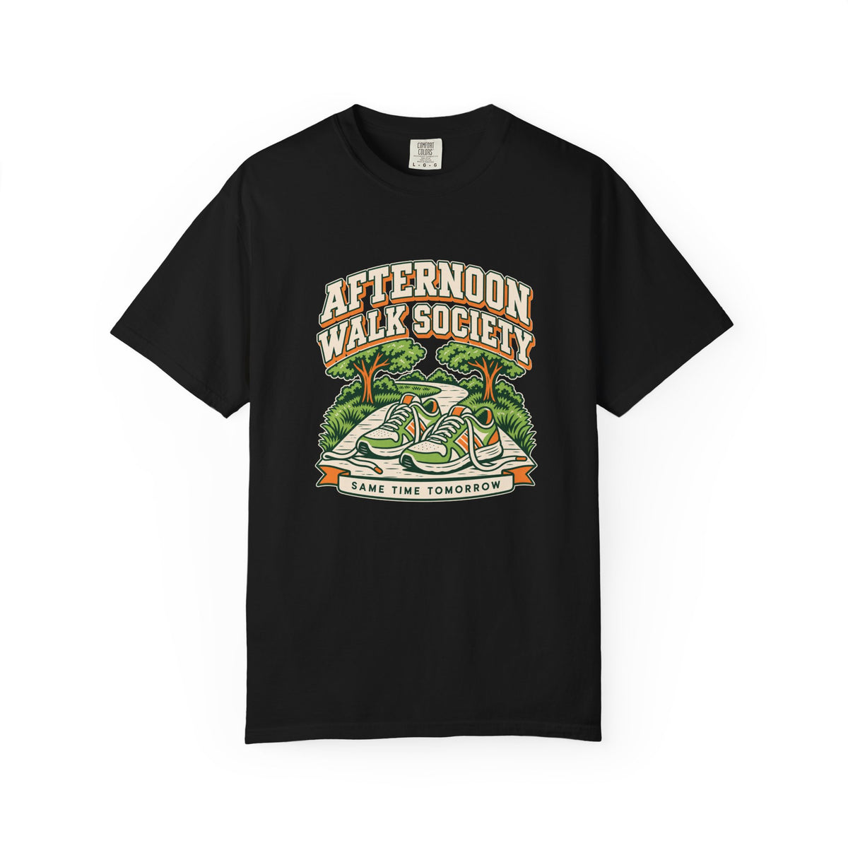 Afternoon Walk Society T-Shirt — Vintage Nature Graphic Tee
