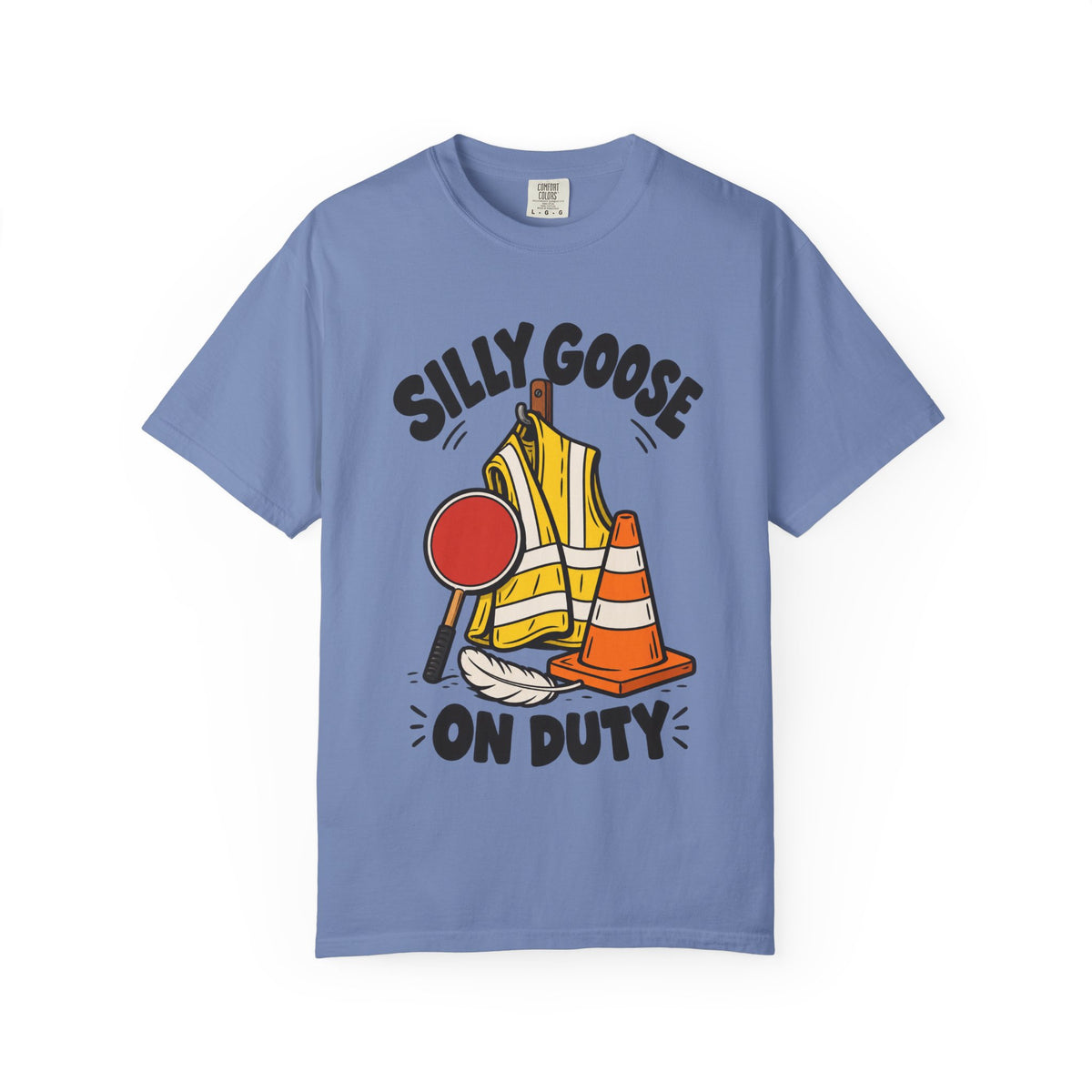 Silly Goose On Duty Construction T-Shirt