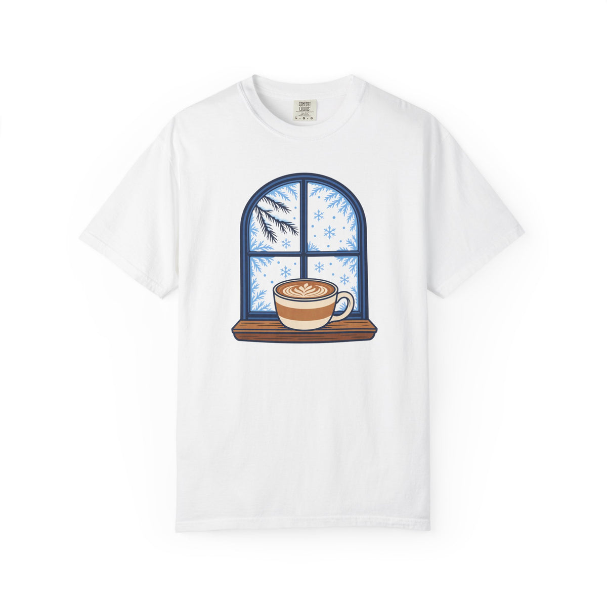 Frosted Window Latte T-Shirt