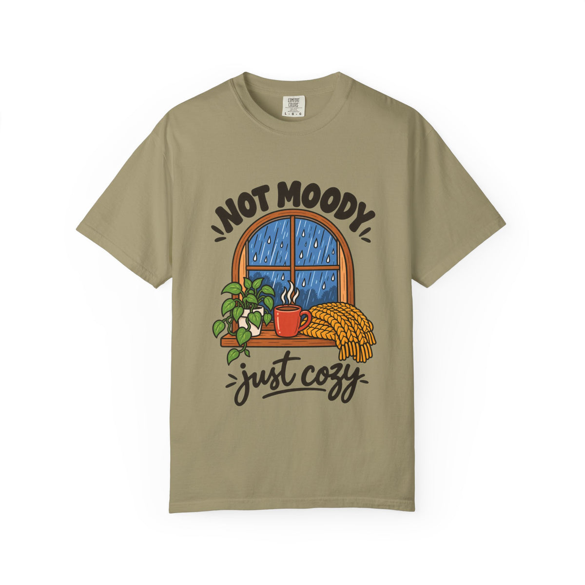 Not Moody Just Cozy Window Scene T-Shirt