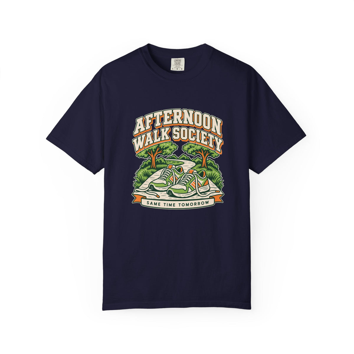 Afternoon Walk Society T-Shirt — Vintage Nature Graphic Tee