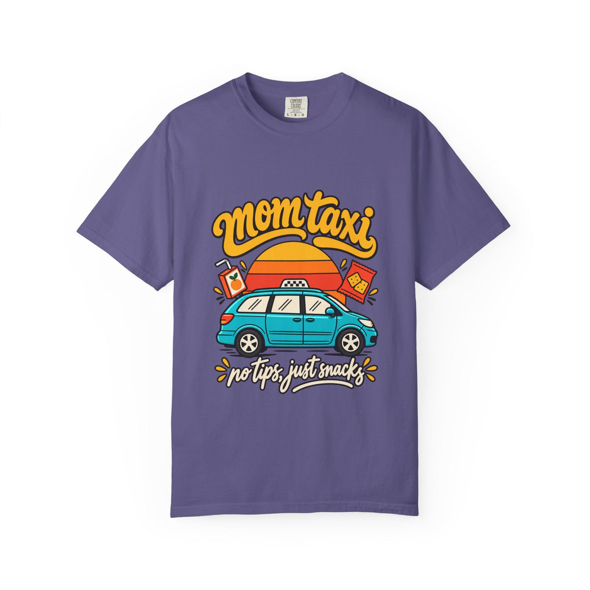Mom Taxi Road Trip T-Shirt – “No Trips, Just Snacks”