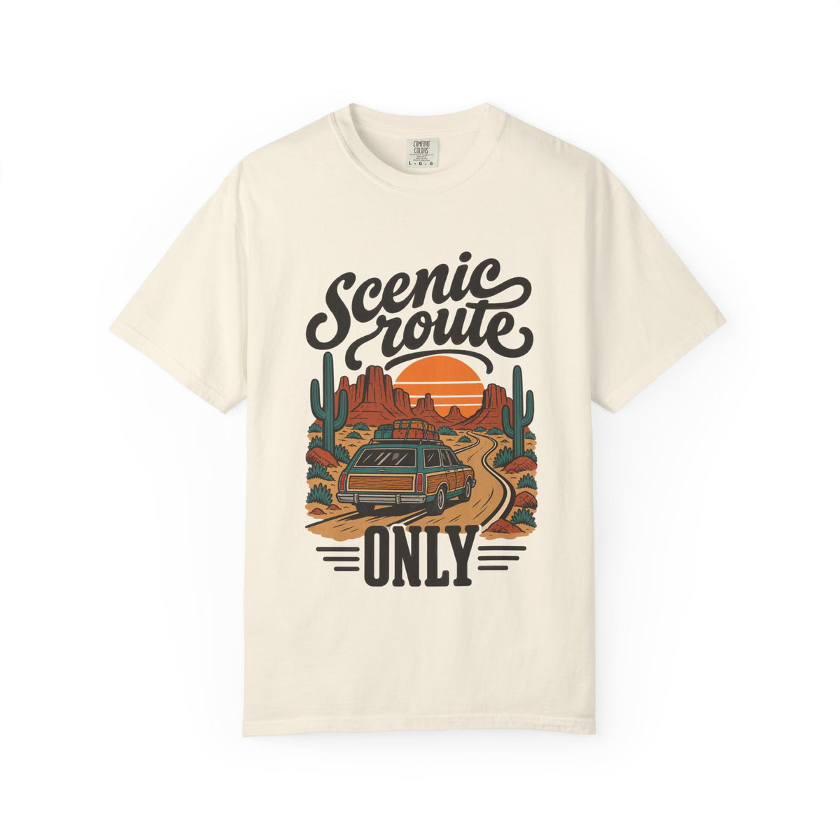 Scenic Route Only Vintage Road Trip T-Shirt