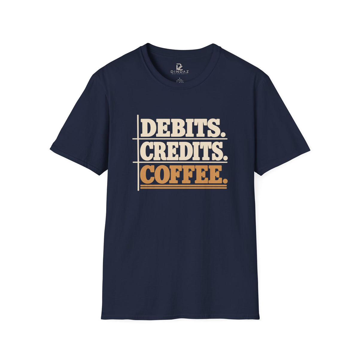 Debits Credits Coffee T-Shirt