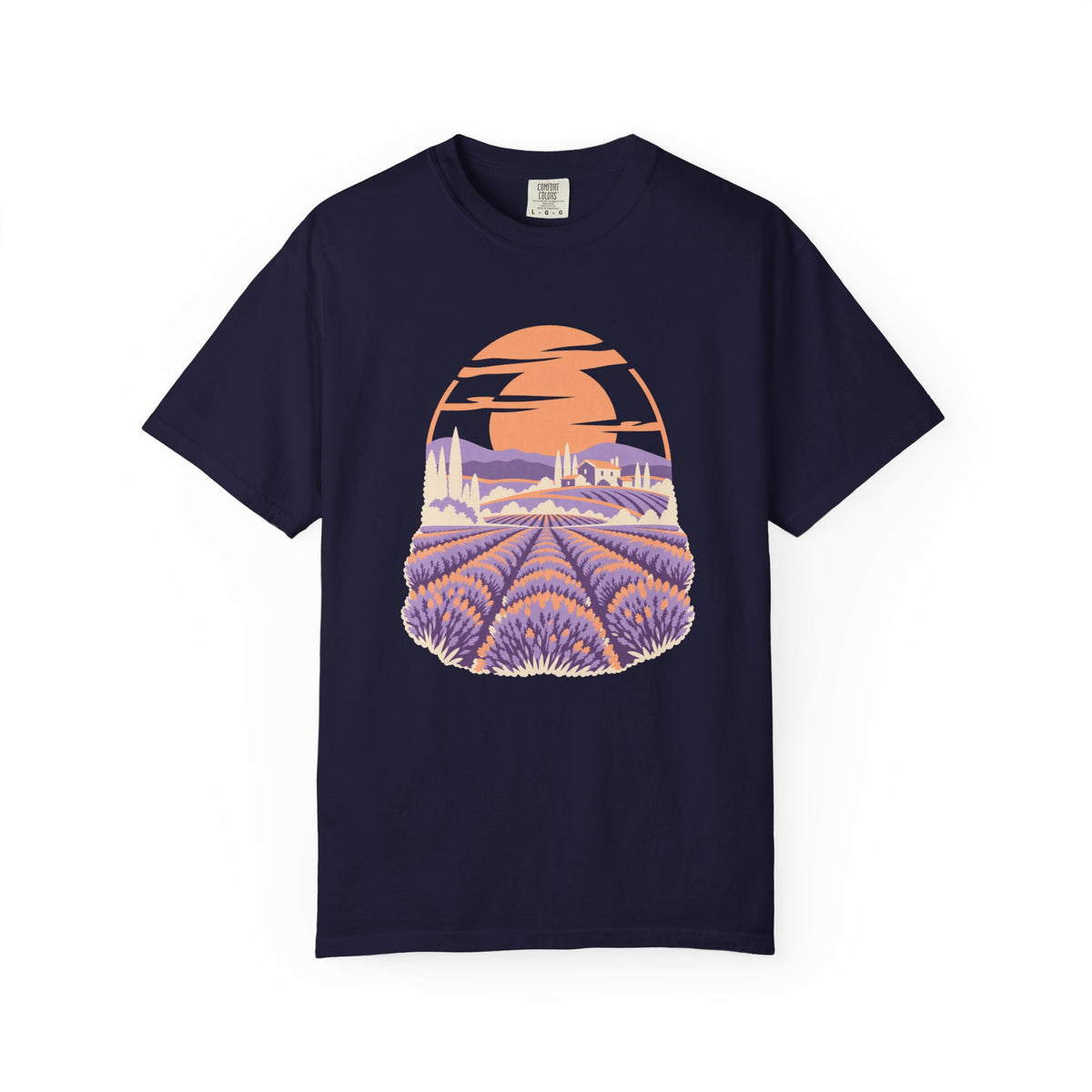 Lavender Fields Sunset T-Shirt
