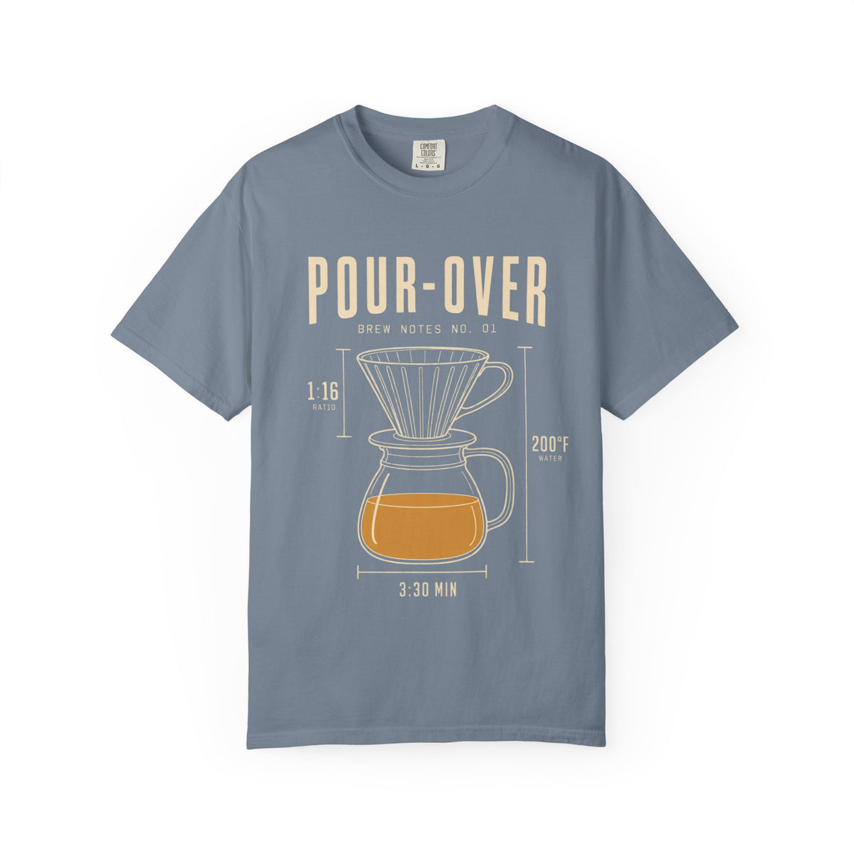 Pour-Over Coffee Brewing T-Shirt