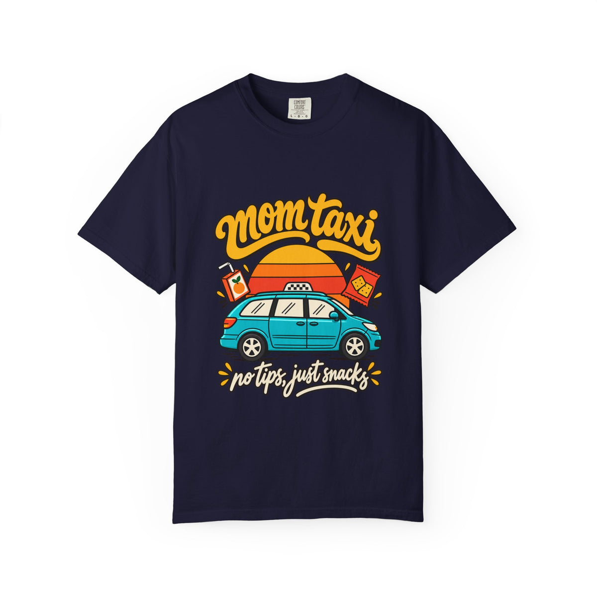 Mom Taxi Road Trip T-Shirt – “No Trips, Just Snacks”