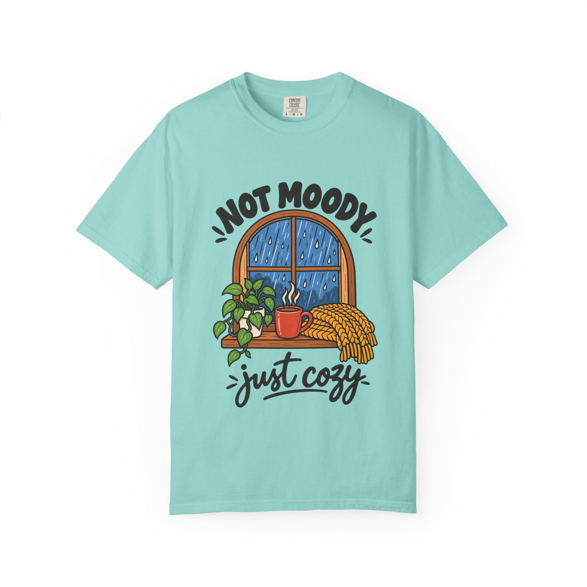 Not Moody Just Cozy Window Scene T-Shirt