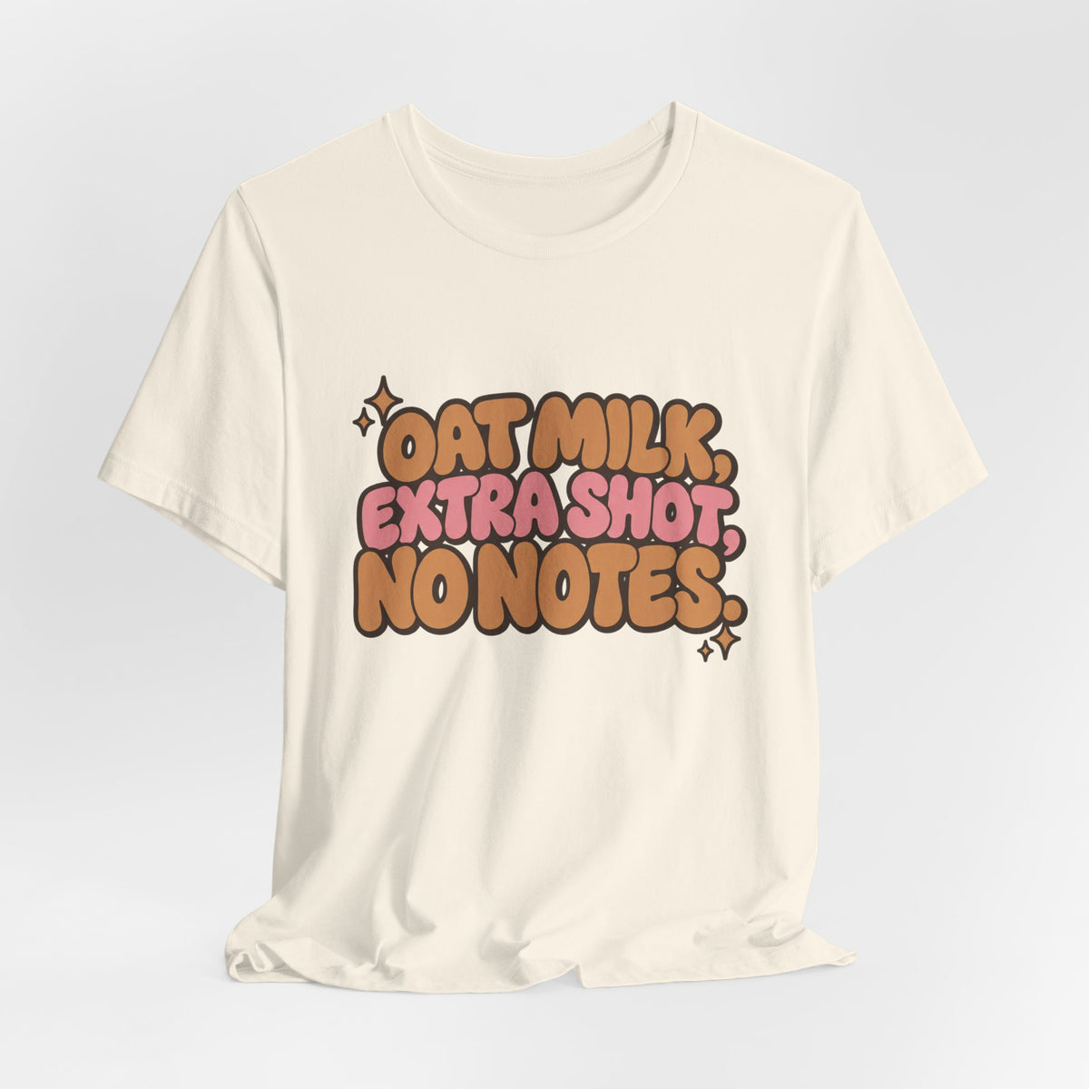 Oat Milk Extra Shot No Notes T-Shirt