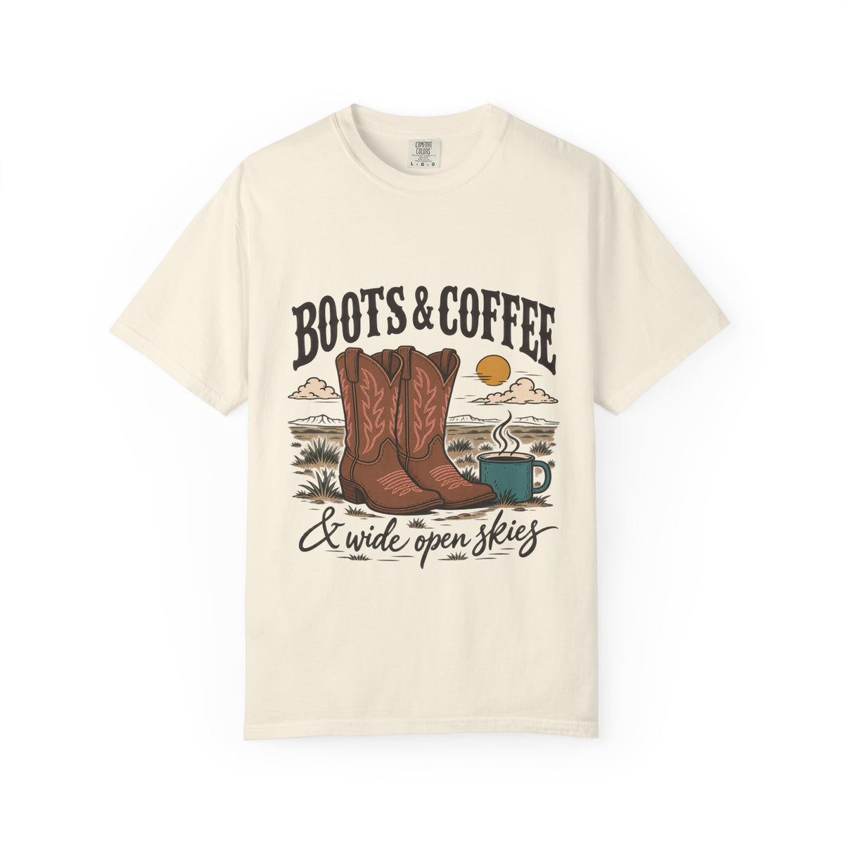 Boots & Coffee Country Western T-Shirt