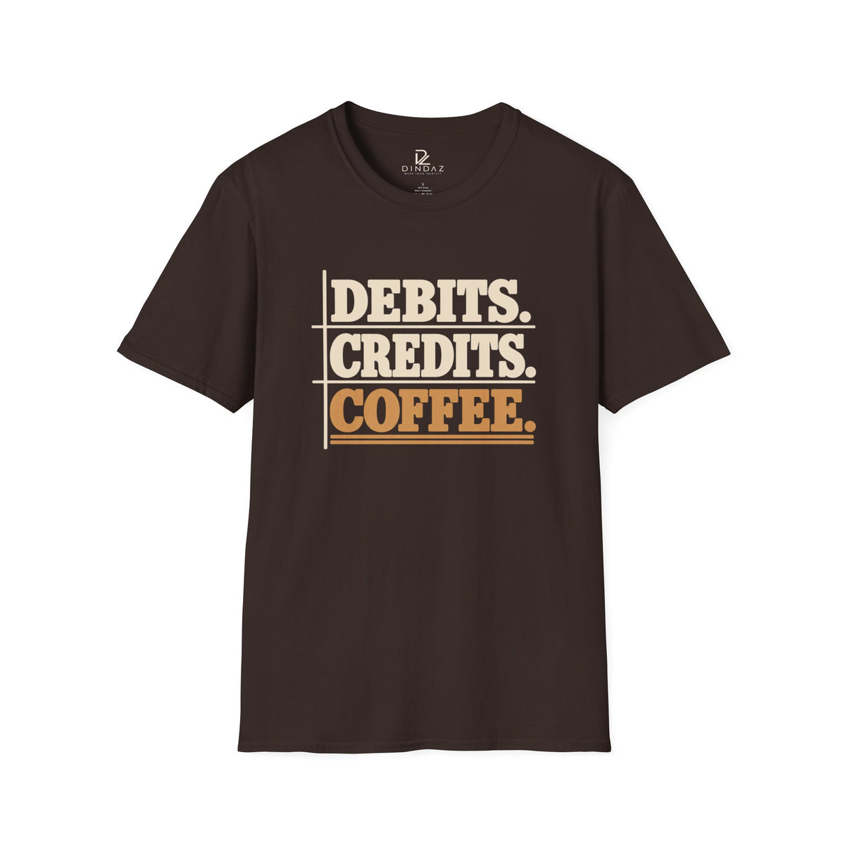 Debits Credits Coffee T-Shirt