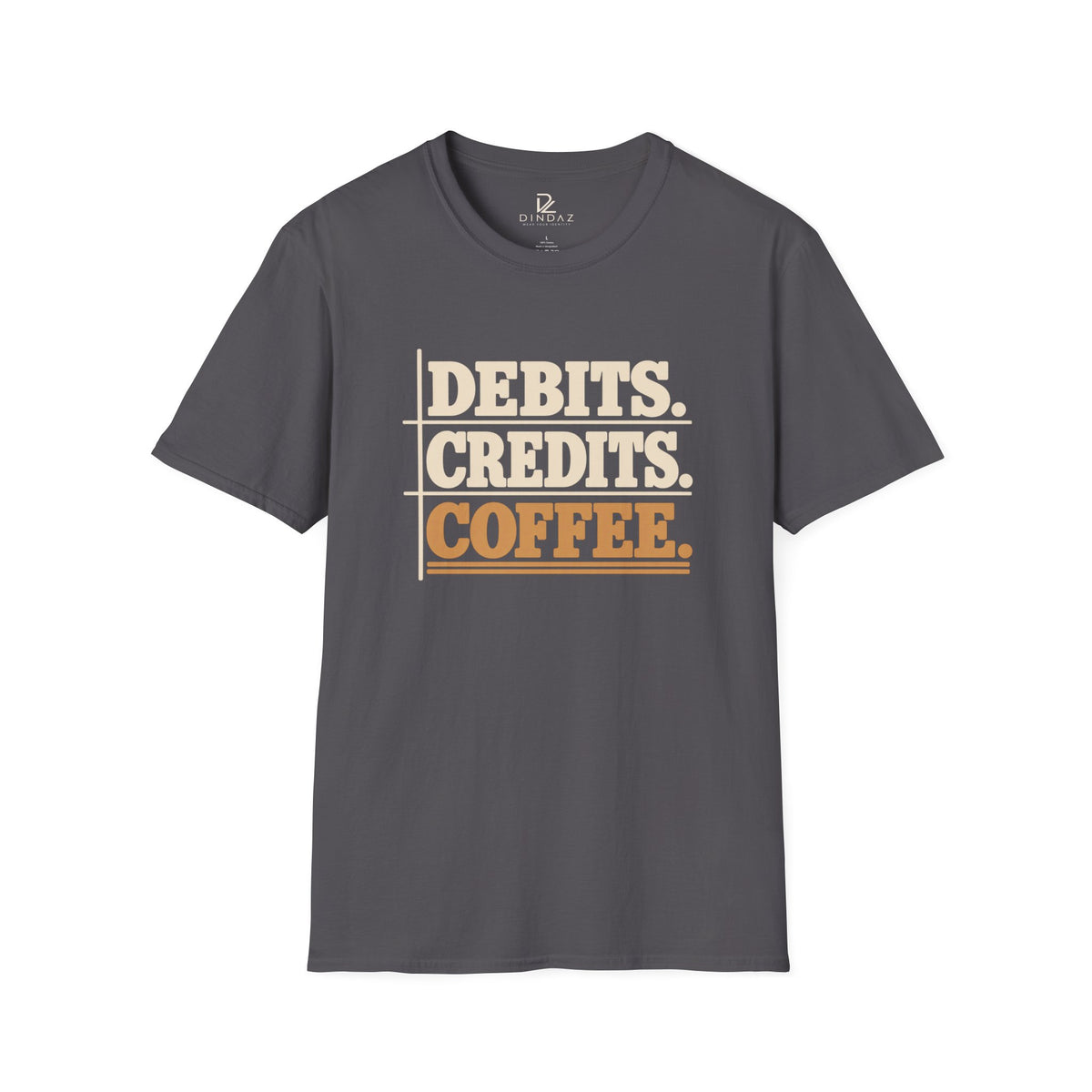 Debits Credits Coffee T-Shirt