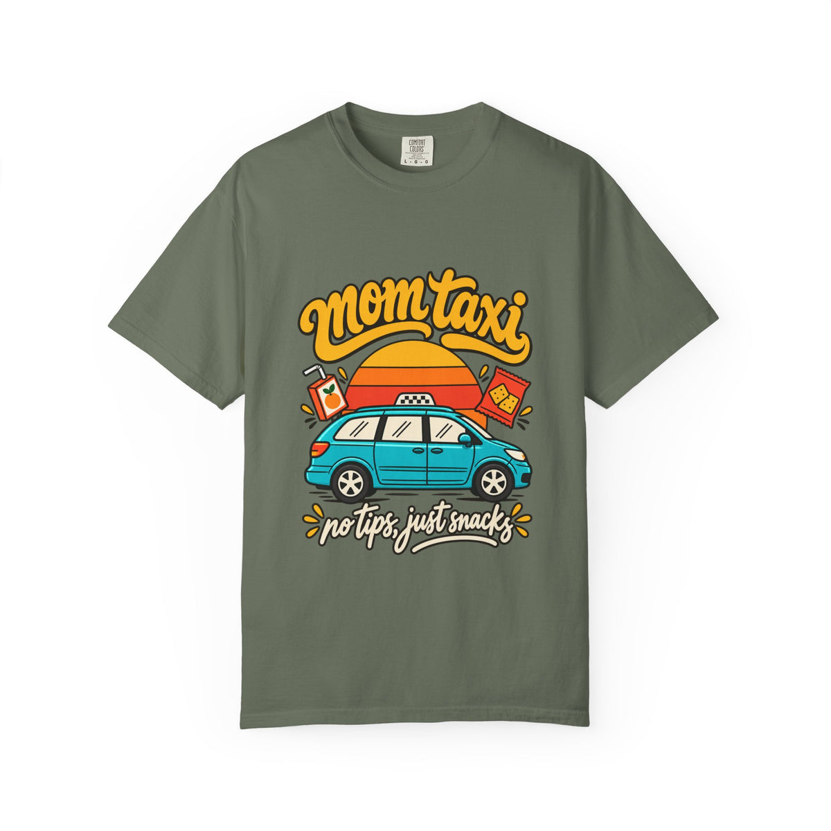 Mom Taxi Road Trip T-Shirt – “No Trips, Just Snacks”