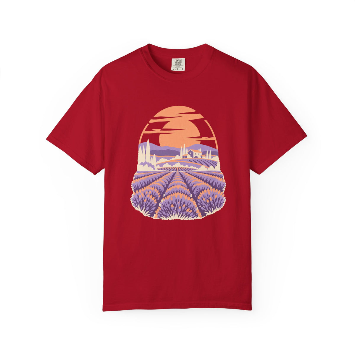 Lavender Fields Sunset T-Shirt